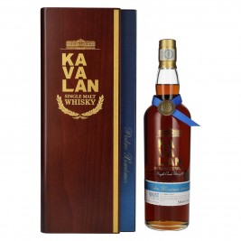 Kavalan SOLIST Pedro Ximénez Cask 58,6% Vol. 0,7l medinėje dėžutėje