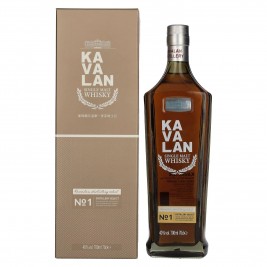 Kavalan DISTILLERY SELECT Single Malt Whisky No. 1 40% Vol. 0,7l dovanų dėžutėje