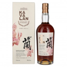 Kavalan LÁN Single Malt Whisky 43% Vol. 0,7l dovanų dėžutėje