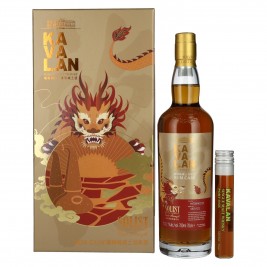 Kavalan SOLIST RUM CASK Single Malt Whisky Dragon Edition 53,3% Vol. 0,7l dovanų dėžutėje su 0,05l miniatura