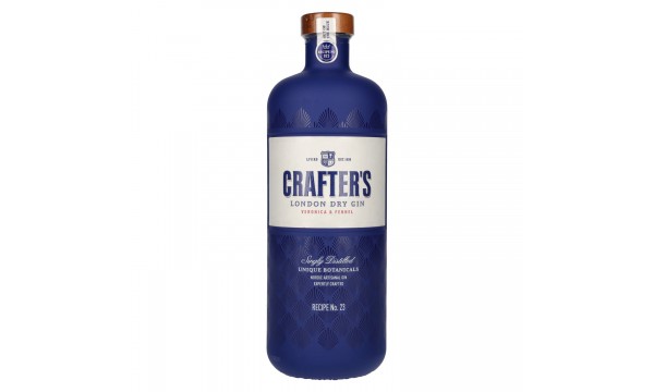 Crafter's London Dry Gin Recipe No. 23 43% Vol. 1l Crafter's London Dry Gin Recipe No. 23 43% Vol. 1l