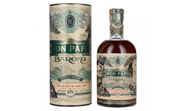 Don Papa BAROKO 40% Vol. 0,7l dovanų dėžutėje Don Papa BAROKO 40% Vol. 0,7l dovanų dėžutėje