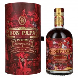 Don Papa 7 Years Old Small Batch Ex-Bourbon & Port Casks Rum Quincentennial Edition 50% Vol. 0,7l dovanų dėžutėje