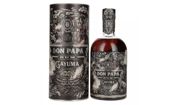 Don Papa GAYUMA Rum 40% Vol. 0,7l dovanų dėžutėje Don Papa GAYUMA Rum 40% Vol. 0,7l dovanų dėžutėje