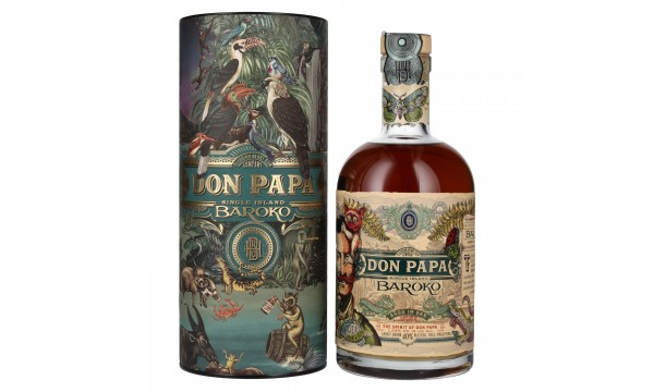 Don Papa BAROKO Eco Canister 40% Vol. 0,7l dovanų dėžutėje