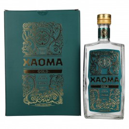 XAOMA Gold Unique Premium Vodka 40% Vol. 1l dovanų dėžutėje