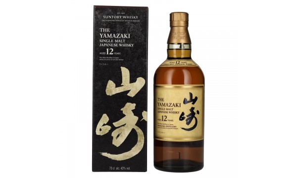 Suntory The Yamazaki 12 Years Old Single Malt Japanese Whisky 43% Vol. 0,7l dovanų dėžutėje