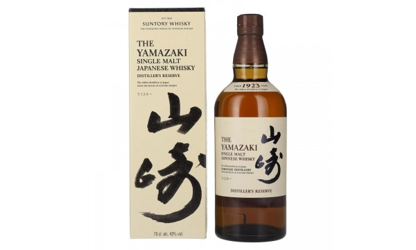 Suntory The Yamazaki DISTILLER'S RESERVE Single Malt Japanese Whisky 43% Vol. 0,7l dovanų dėžutėje