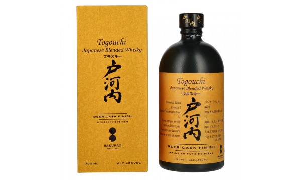 Togouchi Japanese Blended Whisky Beer Cask Finish 40% Vol. 0,7l