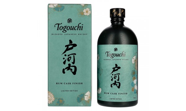 Togouchi Japanese Blended Whisky Rum Cask Finish 43% Vol. 0,7l dovanų dėžutėje Togouchi Japanese Blended Whisky Rum Cask Finish 43% Vol. 0,7l dovanų dėžutėje