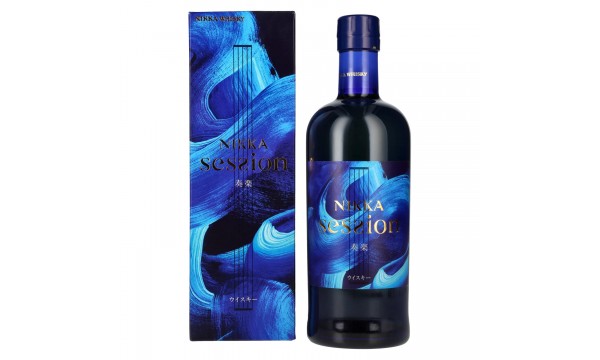 Nikka SESSION Blended Whisky 43% Vol. 0,7l dovanų dėžutėje Nikka SESSION Blended Whisky 43% Vol. 0,7l dovanų dėžutėje