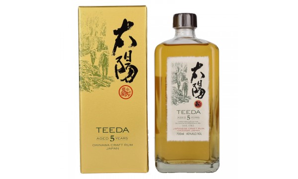 Teeda 5 Years Old Japanese Craft Rum 40% Vol. 0,7l dovanų dėžutėje