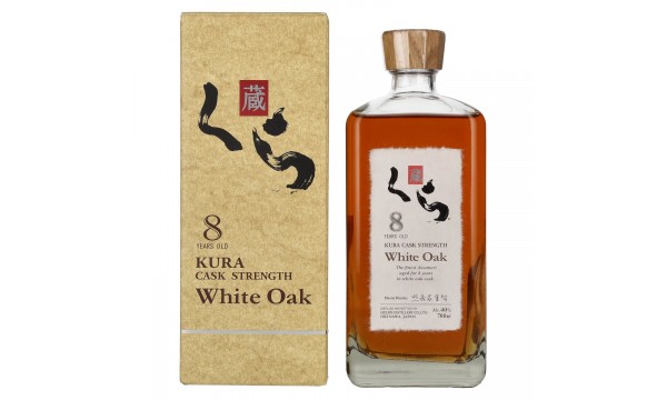 Kura 8 Years Old White Oak Single Malt Whisky 40% Vol. 0,7l dovanų dėžutėje