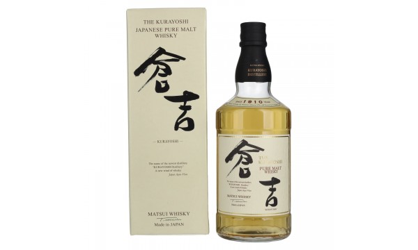 Matsui Whisky THE KURAYOSHI Pure Malt Whisky 43% Vol. 0,7l dovanų dėžutėje