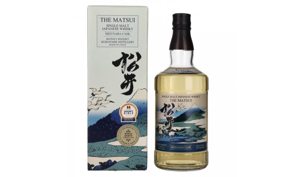 Matsui Whisky THE MATSUI Single Malt Japanese Whisky MIZUNARA CASK 48% Vol. 0,7l dovanų dėžutėje