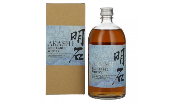 AKASHI BLUE Label Whisky 40% Vol. 0,7l dovanų dėžutėje