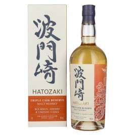 Hatozaki Triple Cask Reserve Malt Whisky 46% Vol. 0,7l dovanų dėžutėje