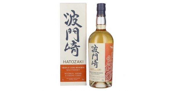 Hatozaki Triple Cask Reserve Malt Whisky 46% Vol. 0,7l dovanų dėžutėje