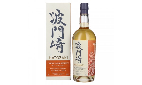 Hatozaki Triple Cask Reserve Malt Whisky 46% Vol. 0,7l dovanų dėžutėje