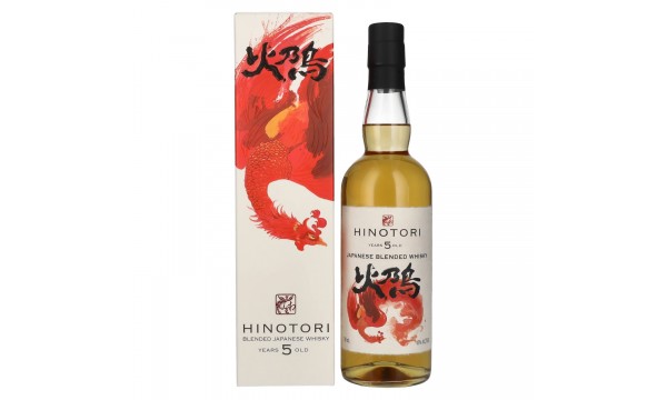 Hinotori 5 Years Old Blended Japanese Whisky 43% Vol. 0,7l dovanų dėžutėje