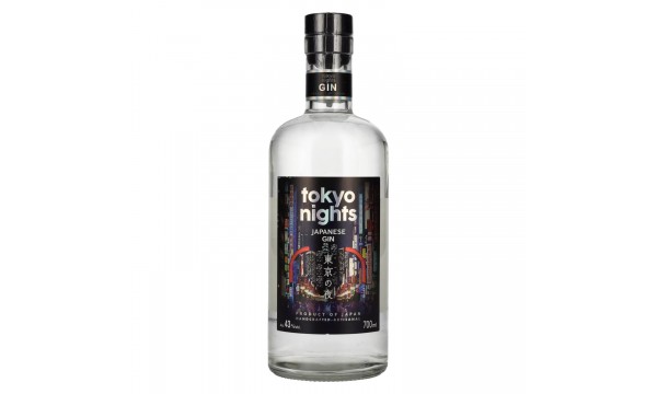 Tokyo Nights Japanese Gin 43% Vol. 0,7l
