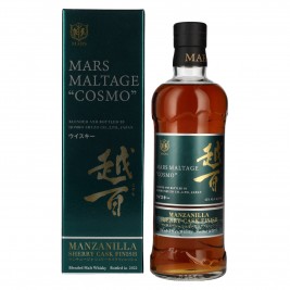 Mars Maltage COSMO Manzanilla Cask Finish Japan Whisky 42% Vol. 0,7l dovanų dėžutėje