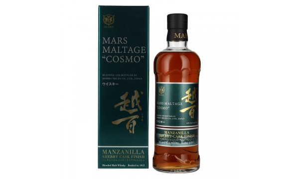 Mars Maltage COSMO Manzanilla Cask Finish Japan Whisky 42% Vol. 0,7l dovanų dėžutėje
