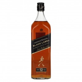 Johnnie Walker BLACK LABEL 12 Years Old Blended Scotch Whisky 40% Vol. 1l
