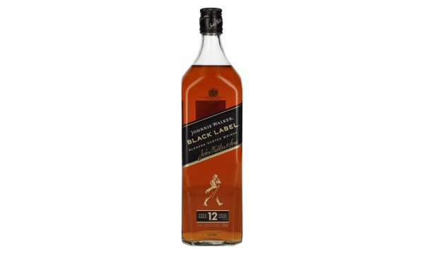 Johnnie Walker BLACK LABEL 12 Years Old Blended Scotch Whisky 40% Vol. 1l