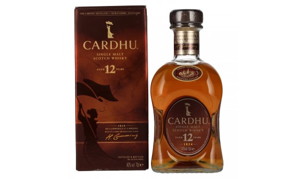 Cardhu 12 Years Old Single Malt Scotch Whisky 40% Vol. 0,7l dovanų dėžutėje