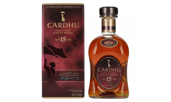Cardhu 15 Years Old Single Malt Scotch Whisky 40% Vol. 0,7l dovanų dėžutėje