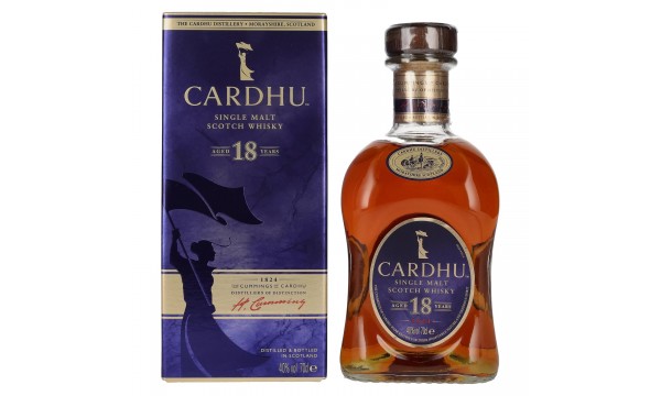 Cardhu 18 Years Old Single Malt Scotch Whisky 40% Vol. 0,7l dovanų dėžutėje