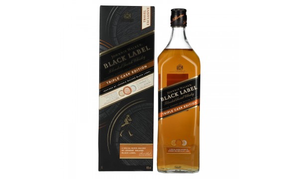 Johnnie Walker BLACK LABEL Blended Scotch Whisky TRIPLE CASK EDITION 40% Vol. 1l dovanų dėžutėje