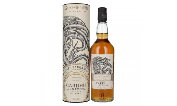 Cardhu Gold Reserve GAME OF THRONES House Targaryen Single Malt Collection 40% Vol. 0,7l dovanų dėžutėje