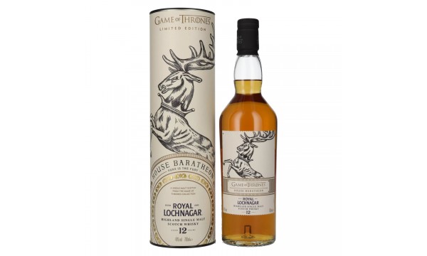 Royal Lochnagar 12 Years Old GAME OF THRONES House Baratheon 40% Vol. 0,7l dovanų dėžutėje