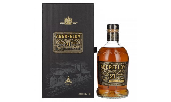 Aberfeldy 21 Years Old Highland Single Malt 40% Vol. 0,7l dovanų dėžutėje
