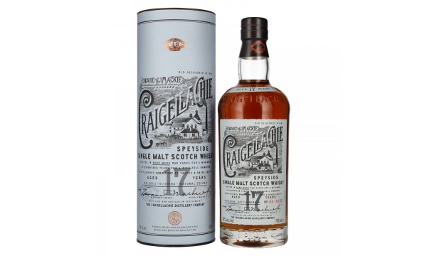 Craigellachie 17 Years Old Speyside Single Malt 46% Vol. 0,7l dovanų dėžutėje