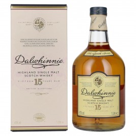 Dalwhinnie 15 Years Old Highland Single Malt Scotch Whisky 43% Vol. 1l dovanų dėžutėje