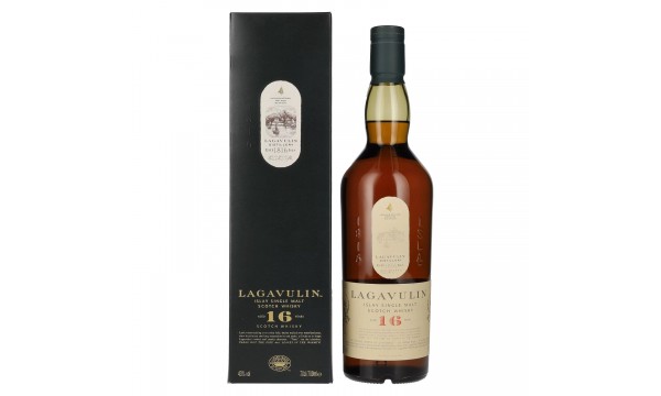 Lagavulin 16 Years Old Single Malt Whisky 43% Vol. 0,7l dovanų dėžutėje Lagavulin 16 Years Old Single Malt Whisky 43% Vol. 0,7l dovanų dėžutėje