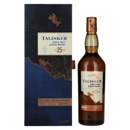 Talisker 25 Years Old Single Malt Whisky 45,8% Vol. 0,7l dovanų dėžutėje