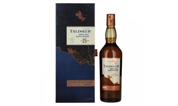 Talisker 25 Years Old Single Malt Whisky 45,8% Vol. 0,7l dovanų dėžutėje
