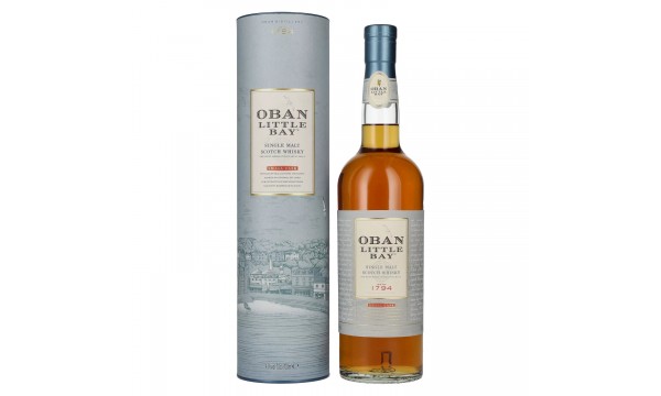 Oban Little Bay Single Malt Scotch Whisky Small Cask 43% Vol. 0,7l dovanų dėžutėje
