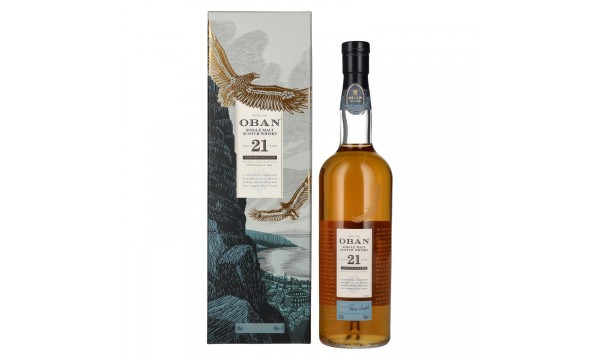 Oban 21 Years Old Single Malt Limited Release 2018 57,9% Vol. 0,7l dovanų dėžutėje