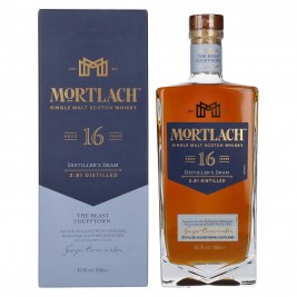 Mortlach 16 Years Old DISTILLER'S DRAM Single Malt 43,4% Vol. 0,7l dovanų dėžutėje