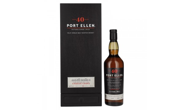 Port Ellen 40 Years Old 1979/2020 9 Rogue Casks 50,9% Vol. 0,7l dovanų dėžutėje
