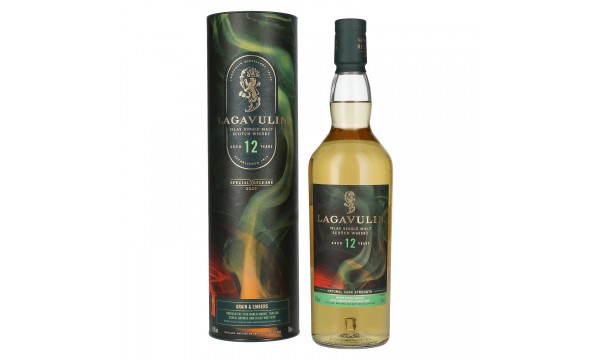 Lagavulin 12 Years Old GRAIN & EMBERS Single Malt Special Release 2025 56,5% Vol. 0,7l dovanų dėžutėje