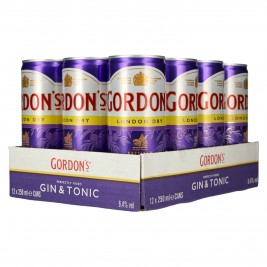 Gordon's London Dry Gin & Tonic 6,4% Vol. 12x0,25l Dosen Pfand