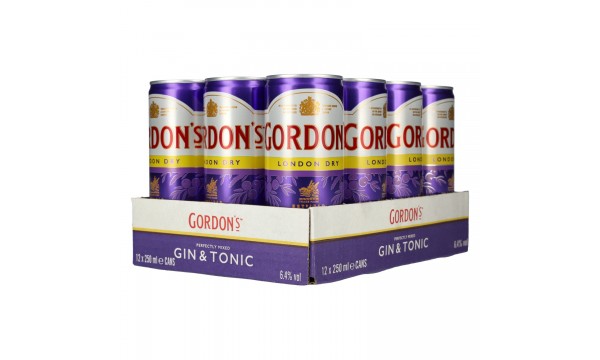 Gordon's London Dry Gin & Tonic 6,4% Vol. 12x0,25l Dosen Pfand
