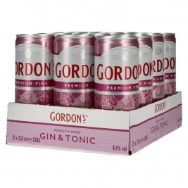 Gordon's Premium Pink Gin & Tonic 6,4% Vol. 12x0,25l Dosen Pfand
