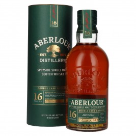 Aberlour 16 Years Old DOUBLE CASK MATURED 43% Vol. 0,7l dovanų dėžutėje